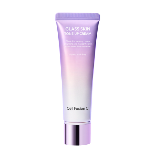 Glass Skin Tone Up Cream Cell Fusion C 50 ml - krem wygładzająco-rozświetlający
