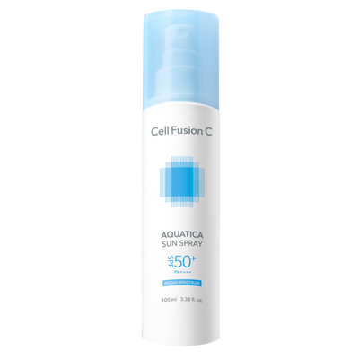 Cell Fusion C Aquatica Sun Spray SPF 50+, filtr w mgiełce
