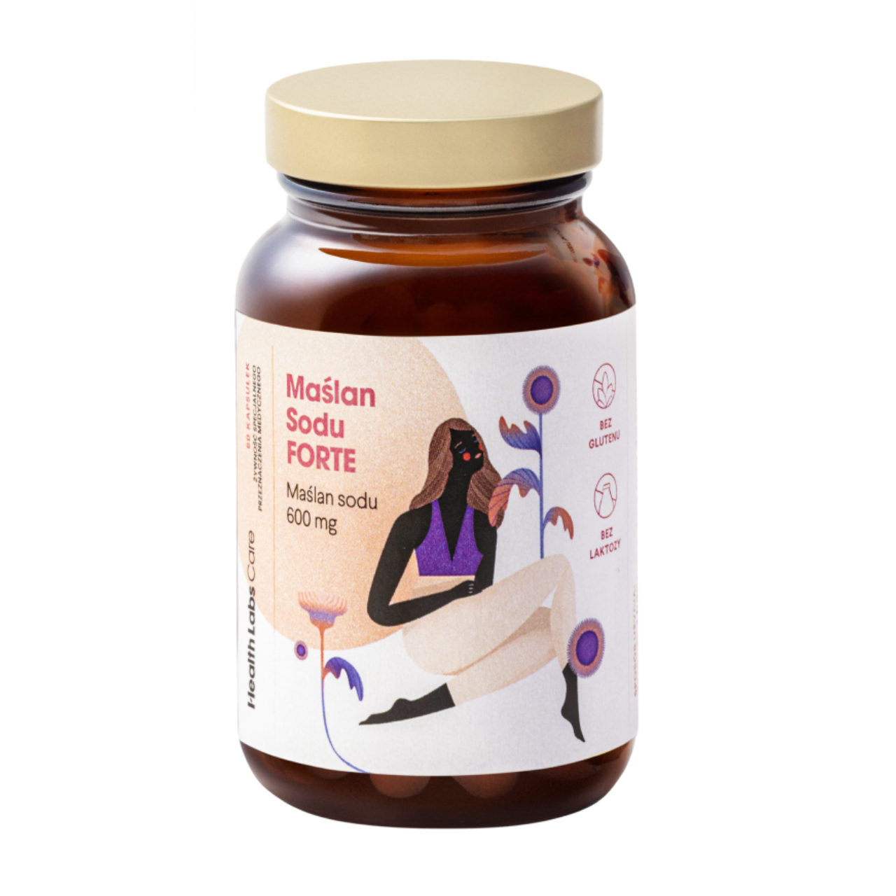 Maślan Sodu FORTE Health Labs Care - suplement diety 60 kapsułek