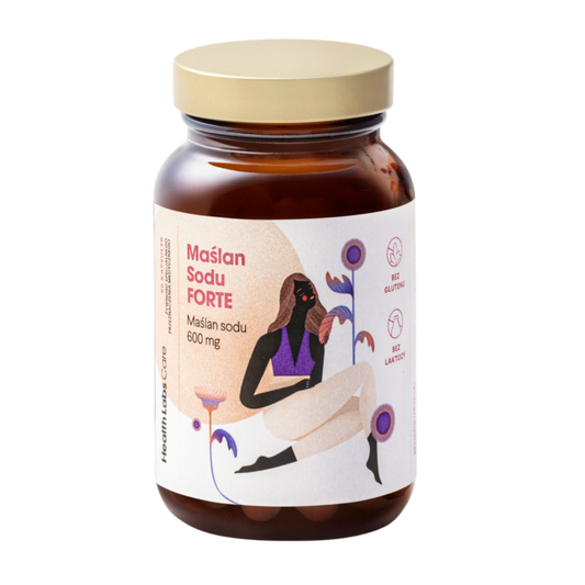 Maślan Sodu FORTE Health Labs Care - suplement diety 60 kapsułek