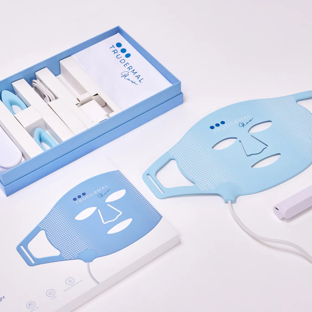 Glow LED Light Therapy Trudermal - Maska LED na twarz