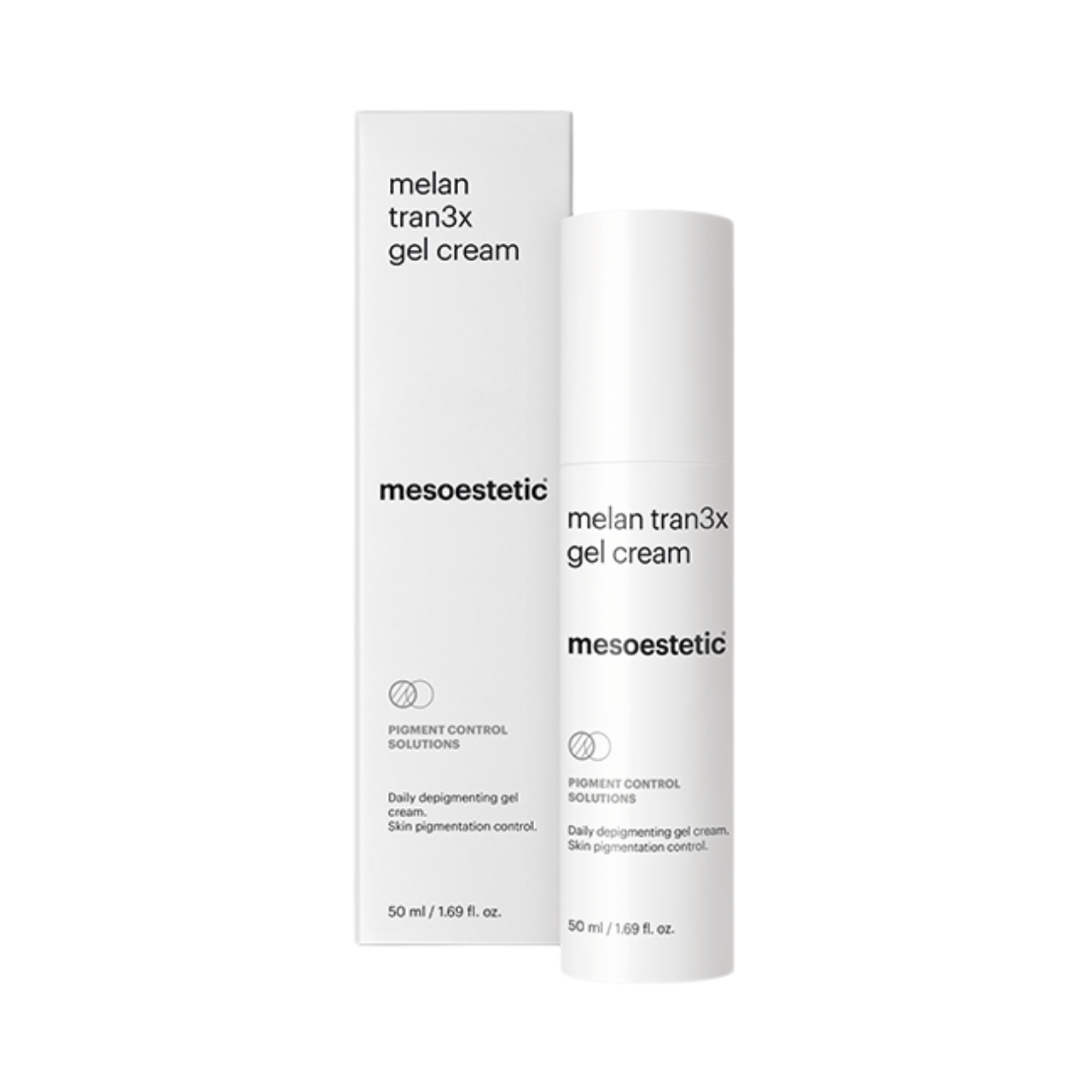Melan tran3x żel-krem Mesoestetic 50 ml – depigmentujący żel-krem na dzień