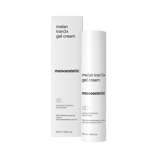 Melan tran3x żel-krem Mesoestetic 50 ml – depigmentujący żel-krem na dzień