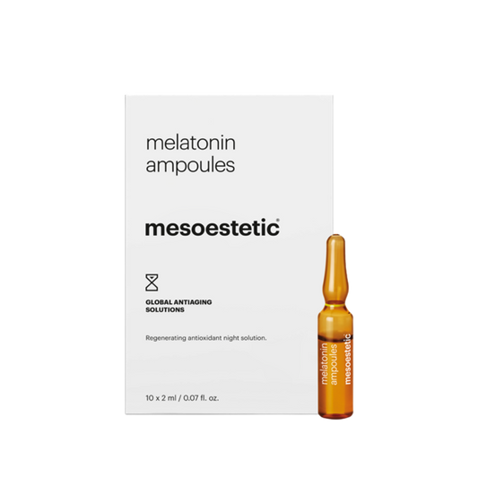 Ampułki Melatonina Mesoestetic 10 x 2 ml – regenerujące ampułki na noc