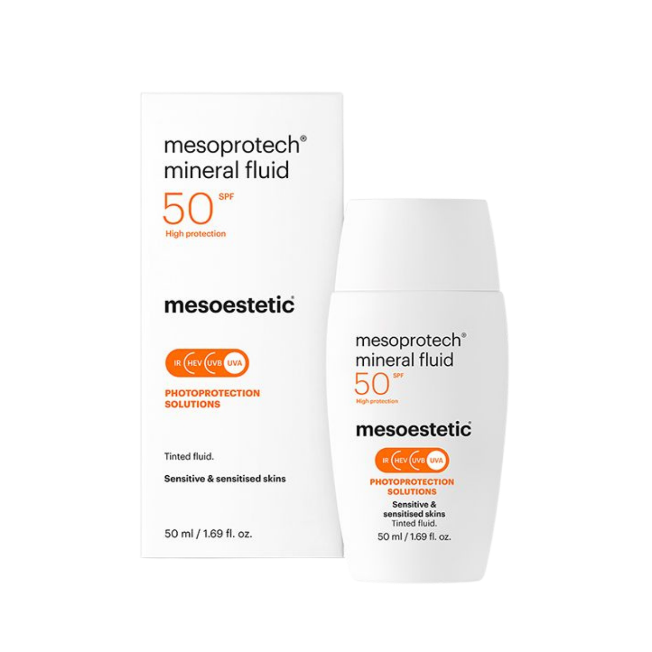 Mesoprotech mineral fluid SPF50 matujący Mesoestetic 50 ml – matujący fluid mineralny SPF 50