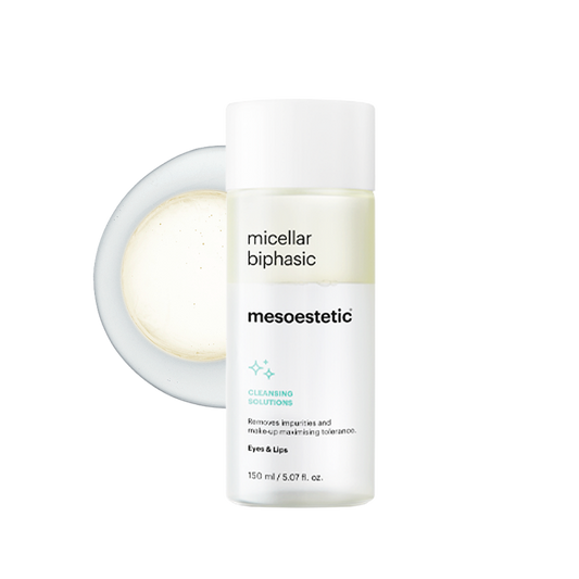 Micellar biphasic Mesoestetic 150 ml – dwufazowy płyn micelarny do demakijażu