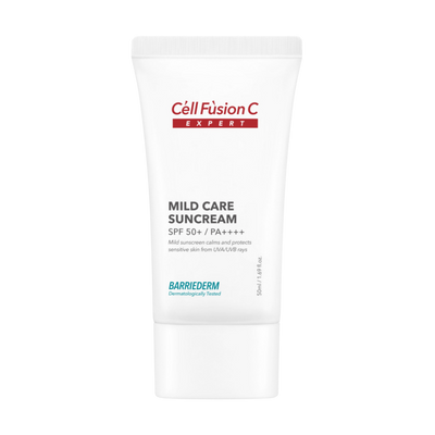 Cell Fusion C Mild Care Suncream SPF 50+, łagodny krem z filtrem do skóry wrażliwej
