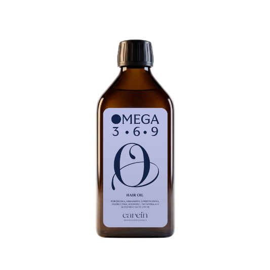 Omega 3-6-9 Hair Oil Carein 250 ml – olej funkcjonalny wspierający kondycję włosów i skóry głowy