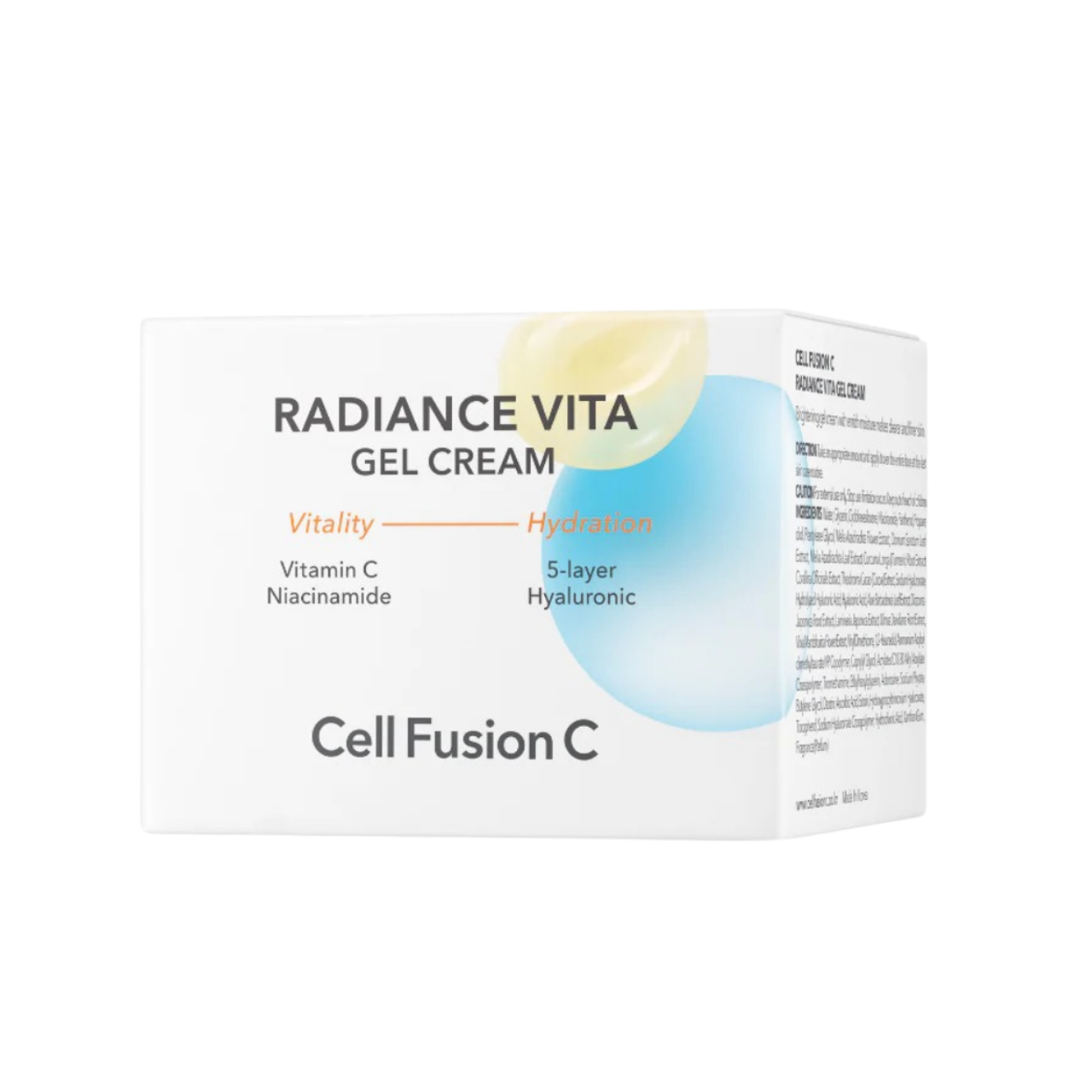 Cell Fusion C Radiance Vita Gel Cream, rozświetlający krem-żel z witaminami