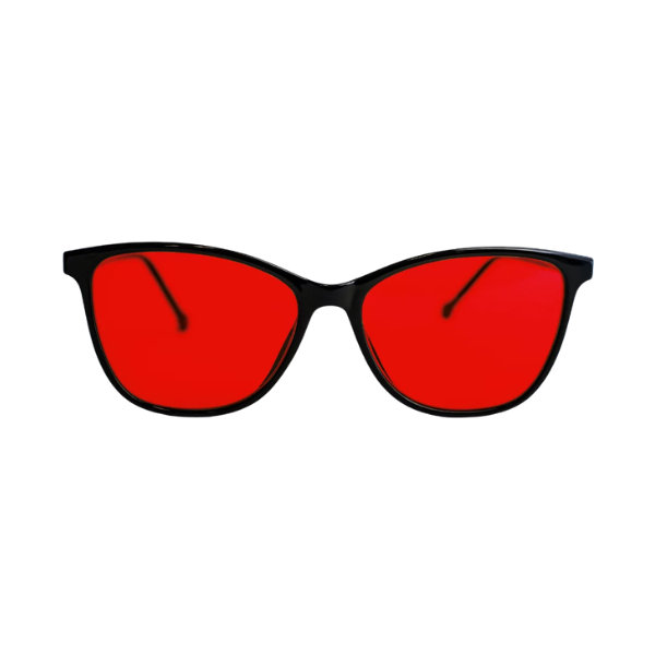 Red Basic Dermomedica – Okulary z czerwonymi soczewkami wspierające rytm okołodobowy, regulację hormonalną i procesy slow-aging