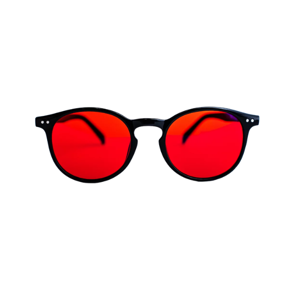 Red Challenge Dermomedica – Okulary z czerwonymi soczewkami wspierające rytm okołodobowy, regulację hormonalną i procesy slow-aging