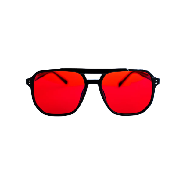 Red Trendy Dermomedica – Okulary z czerwonymi soczewkami wspierające rytm okołodobowy, regulację hormonalną i procesy slow-aging