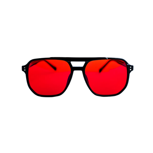 Red Trendy Dermomedica – Okulary z czerwonymi soczewkami wspierające rytm okołodobowy, regulację hormonalną i procesy slow-aging