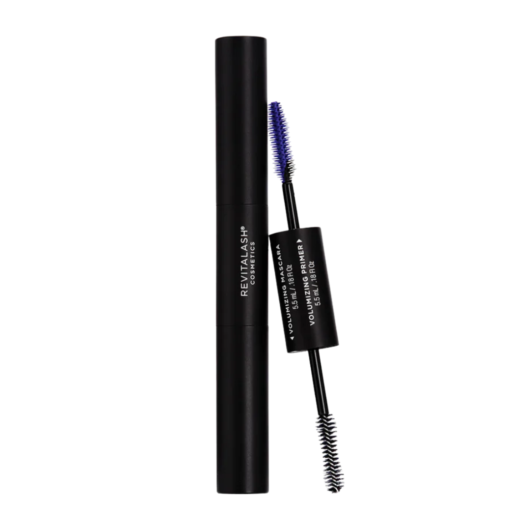 RevitaLash Double-Ended Volume Set - 2w1 baza i maskara zwiększające objętość rzęs