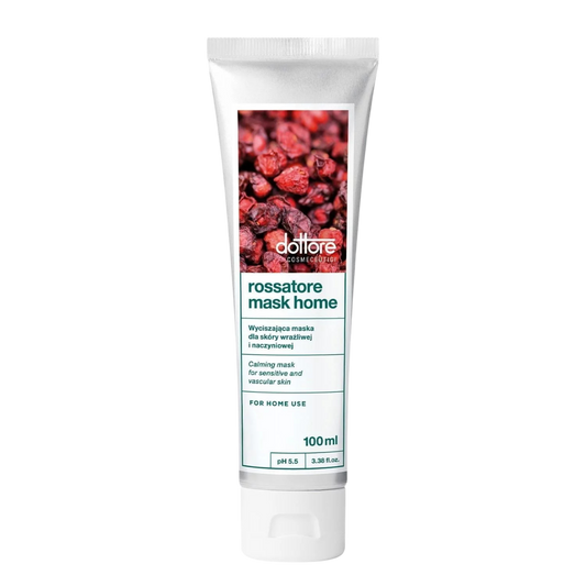 Rossatore Mask Home Dottore 100 ml – wyciszająca maska do skóry wrażliwej i naczynkowej