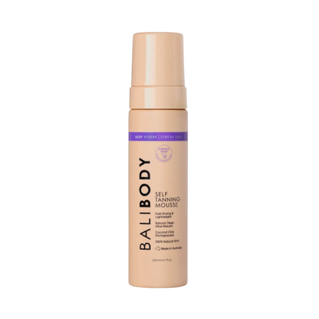 Self Tan Mousse Deep Violet Bali Body 200 ml – pianka samoopalająca na bazie fioletowej