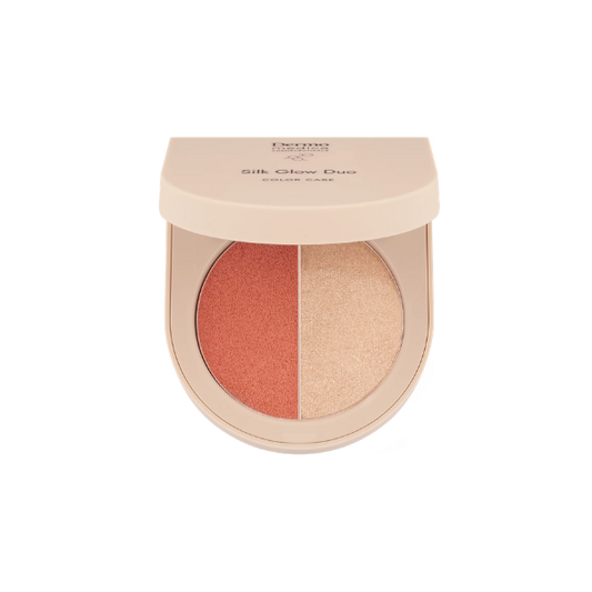 Silk Glow Duo Dermomedica – róż i rozświetlacz w kompakcie