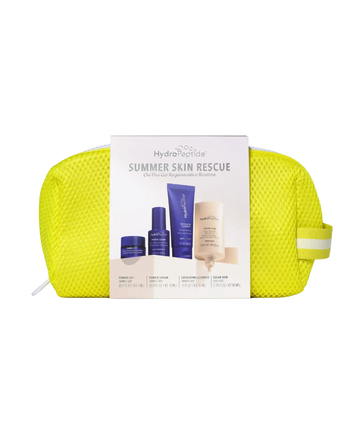 Summer Skin Rescue Kit HydroPeptide – letni zestaw nawilżenia i ochrony skóry (travel size)