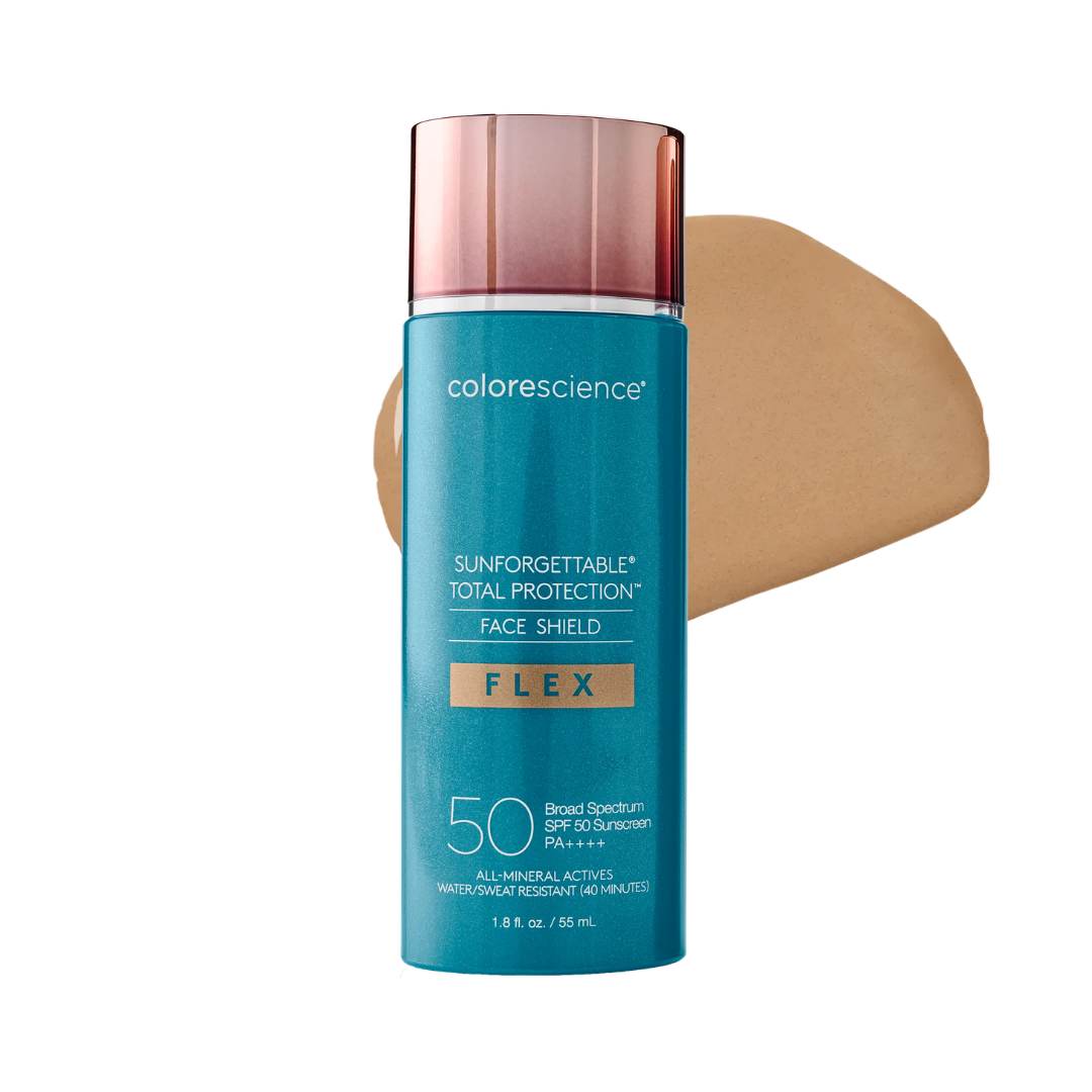 Colorescience Face Shield Flex Sunforgettable® Total Protection® SPF 50 - koloryzująca mineralna emulsja ochronna do twarzy 55 ml