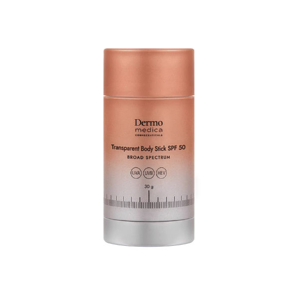 Transparent Body Stick SPF 50 Dermomedica – transparentny sztyft ochronny SPF 50 do ciała