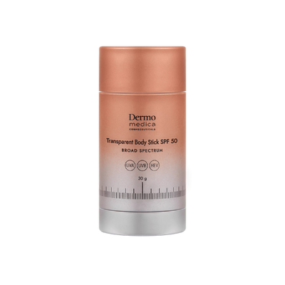 Dermomedica Transparent Body Stick SPF 50, sztyft ochronny do ciała
