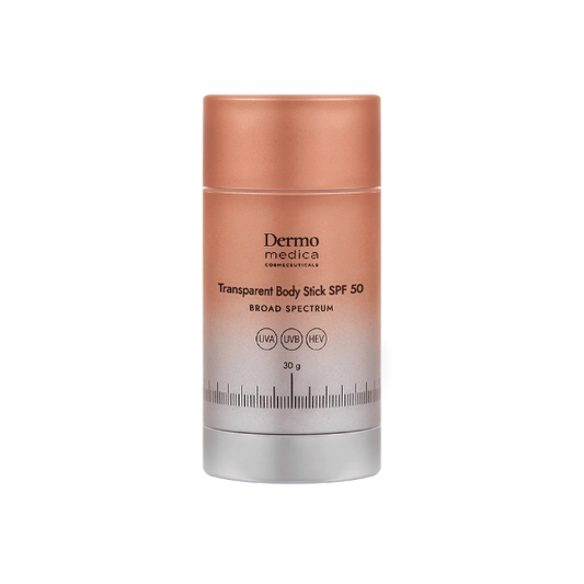 Transparent Body Stick SPF 50 Dermomedica – transparentny sztyft ochronny SPF 50 do ciała