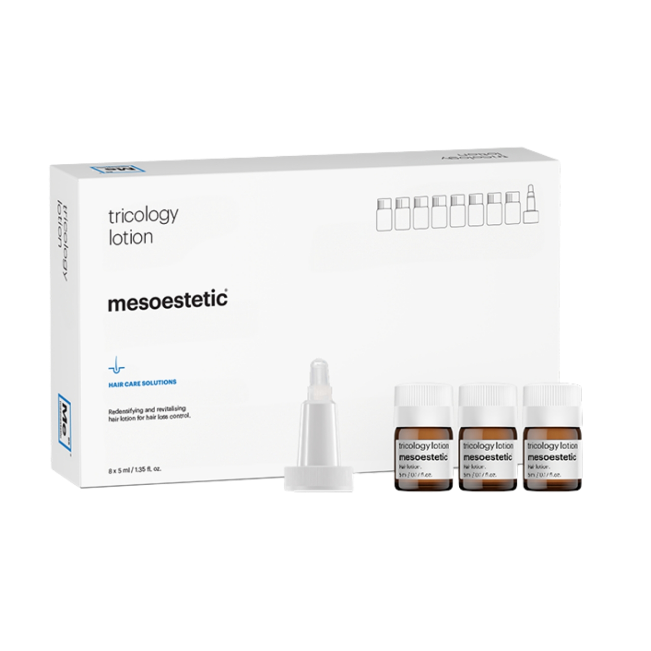 Tricology Lotion Mesoestetic 8 x 5 ml – lotion przeciw wypadaniu włosów w ampułkach