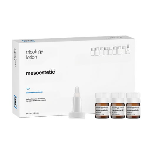 Tricology Lotion Mesoestetic 8 x 5 ml – lotion przeciw wypadaniu włosów w ampułkach
