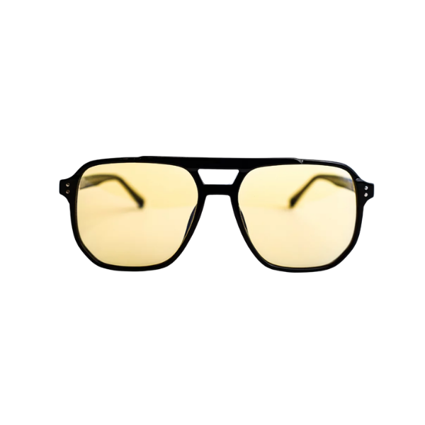 Yellow Trendy Dermomedica – Okulary z żółtymi soczewkami wspierające rytm okołodobowy, regulację hormonalną i procesy slow-aging